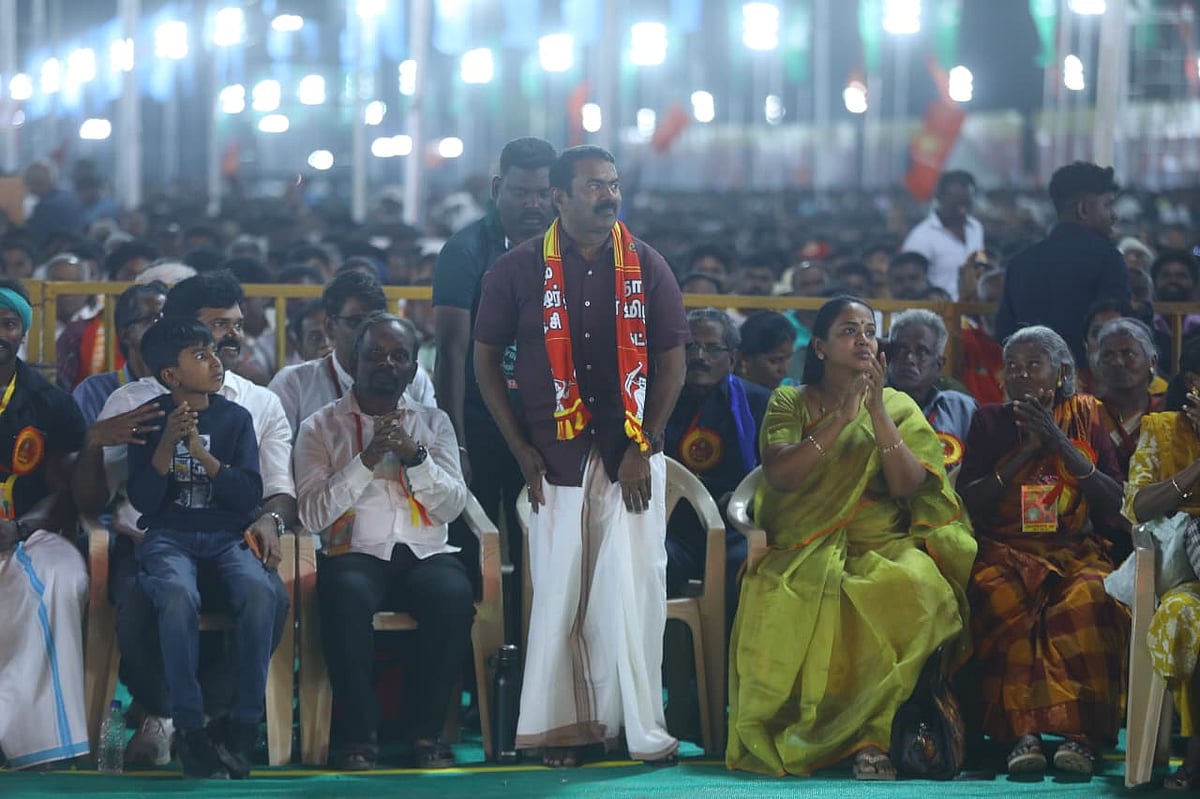 காரைக்குடி தொகுதியில் களமிறங்கும் சீமான்; திருச்சி மாநாட்டில் அறிவிப்பு!