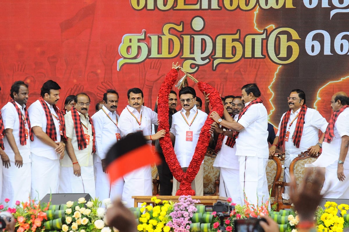 செந்தில் பாலாஜி அனுபவித்த தொல்லைகளைப் போல வேறு யாரும் அனுபவித்ததில்லை! - கோவையில் ஸ்டாலின்
