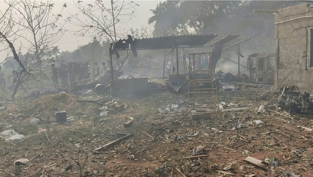 ஆந்திரா - பட்டாசு விபத்து