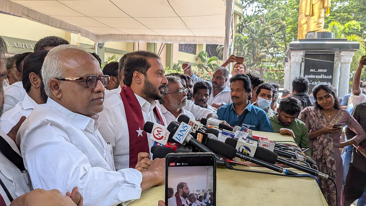 விஜய்யின் கதை நேற்று மாலையோடு முடிந்தது! - அறிவாலயத்தில் தமீமுன் அன்சாரி!