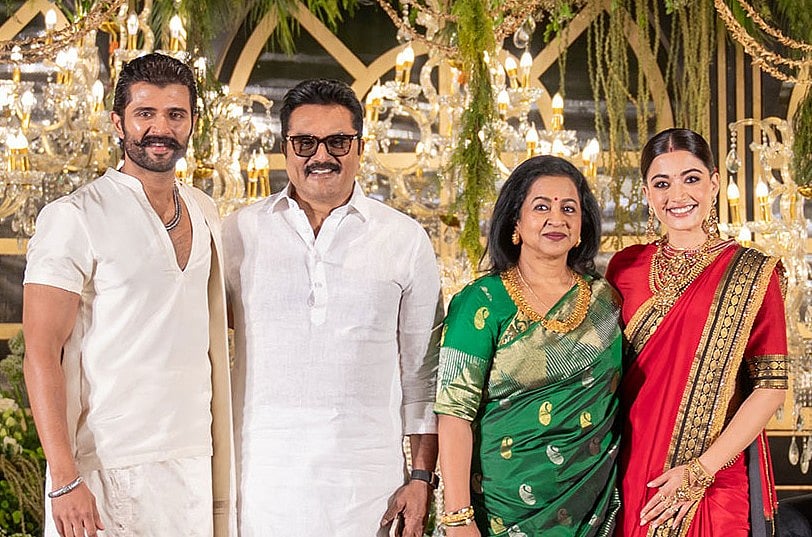 ராஷ்மிகா மந்தனா - விஜய் தேவரகொண்டா ரிசப்ஷன் க்ளிக்ஸ்! |Photo Album