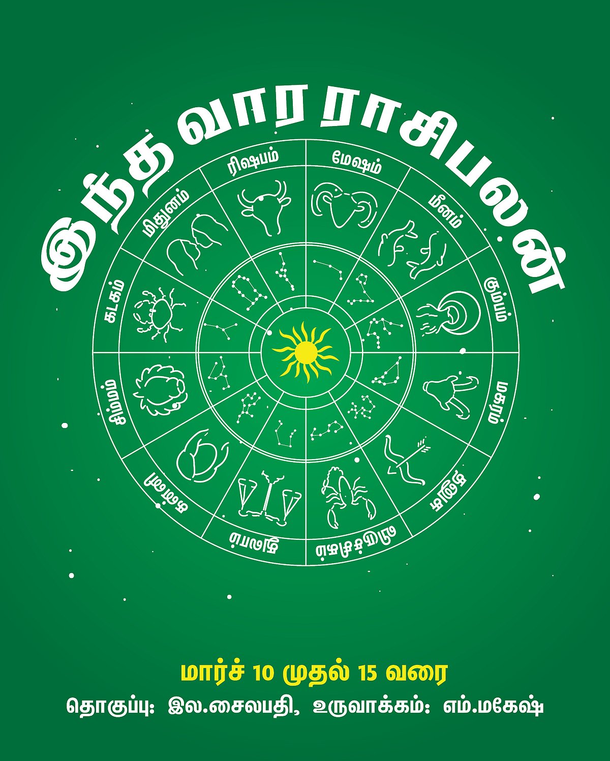 இந்த வார ராசிபலன் மார்ச் 10 முதல் 15 வரை #VikatanPhotoCards