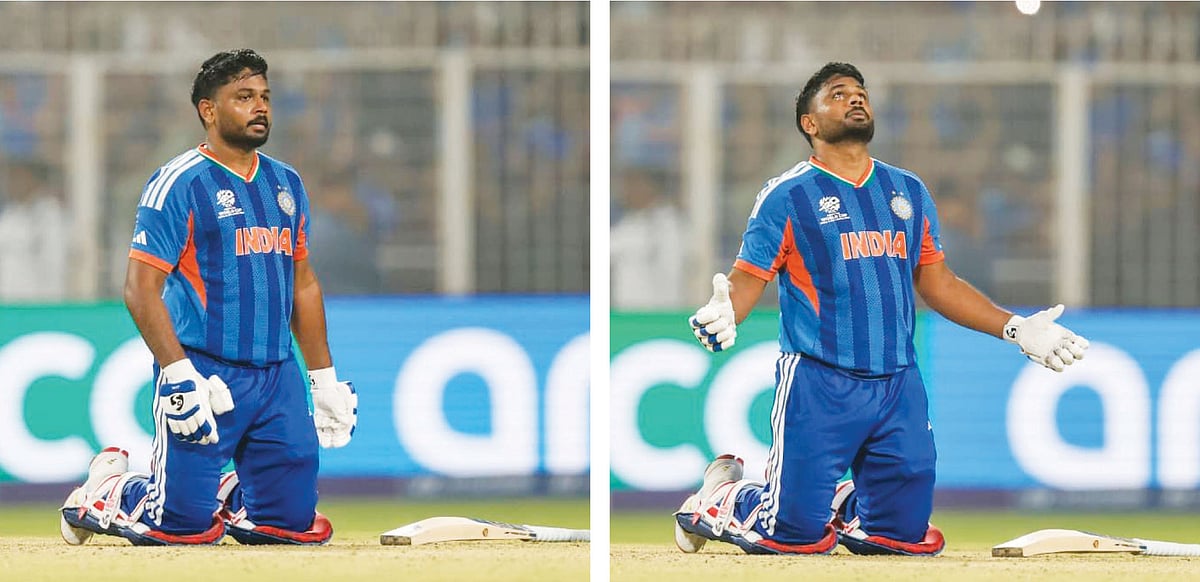 T20 WC: என்னைபோல இந்த தருணத்திற்காக நீயும் ஆசைப்பட்டாய்.!- மனைவிக்கு நன்றி தெரிவித்த சஞ்சு சாம்சன்