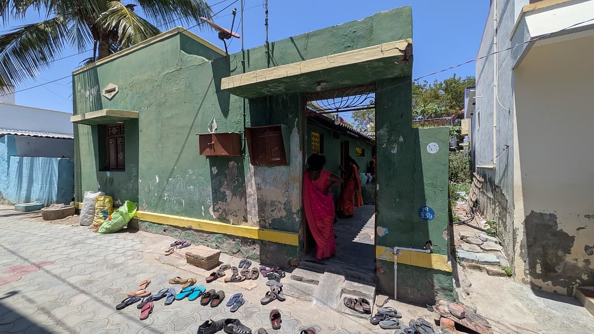 கொல்லப்பட்ட மாணவியின் வீடு