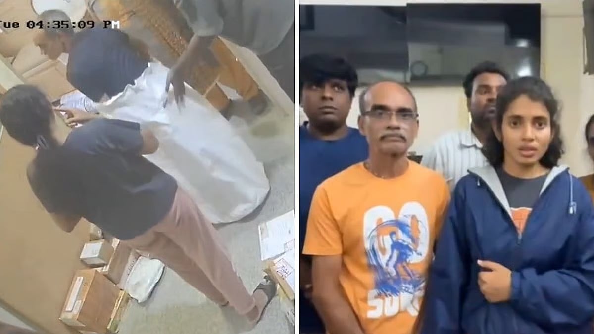 ரீல்ஸ் விபரீதம் : சொந்த தந்தையை சாக்குமூட்டையில் கட்டி கூரியரில் அனுப்ப முயன்ற பெண் - அதிர்ச்சி!