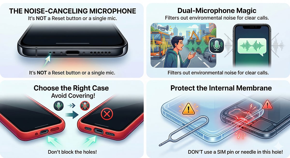 Noise-canceling microphone