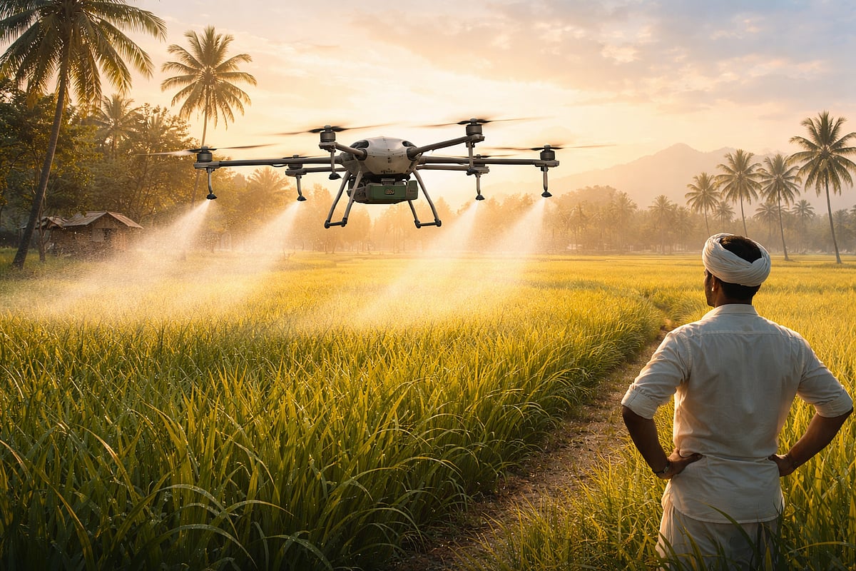 StartUp-சாகசம்-59்:-எருமை-வெட்டி-பாளையத்தில்-பிறந்து,-ராணுவத்துக்கு-ட்ரோன்-டெமோ!---AstroX-சாசக-கதை