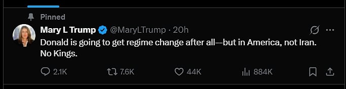 மேரி எல். ட்ரம்ப் பதிவு