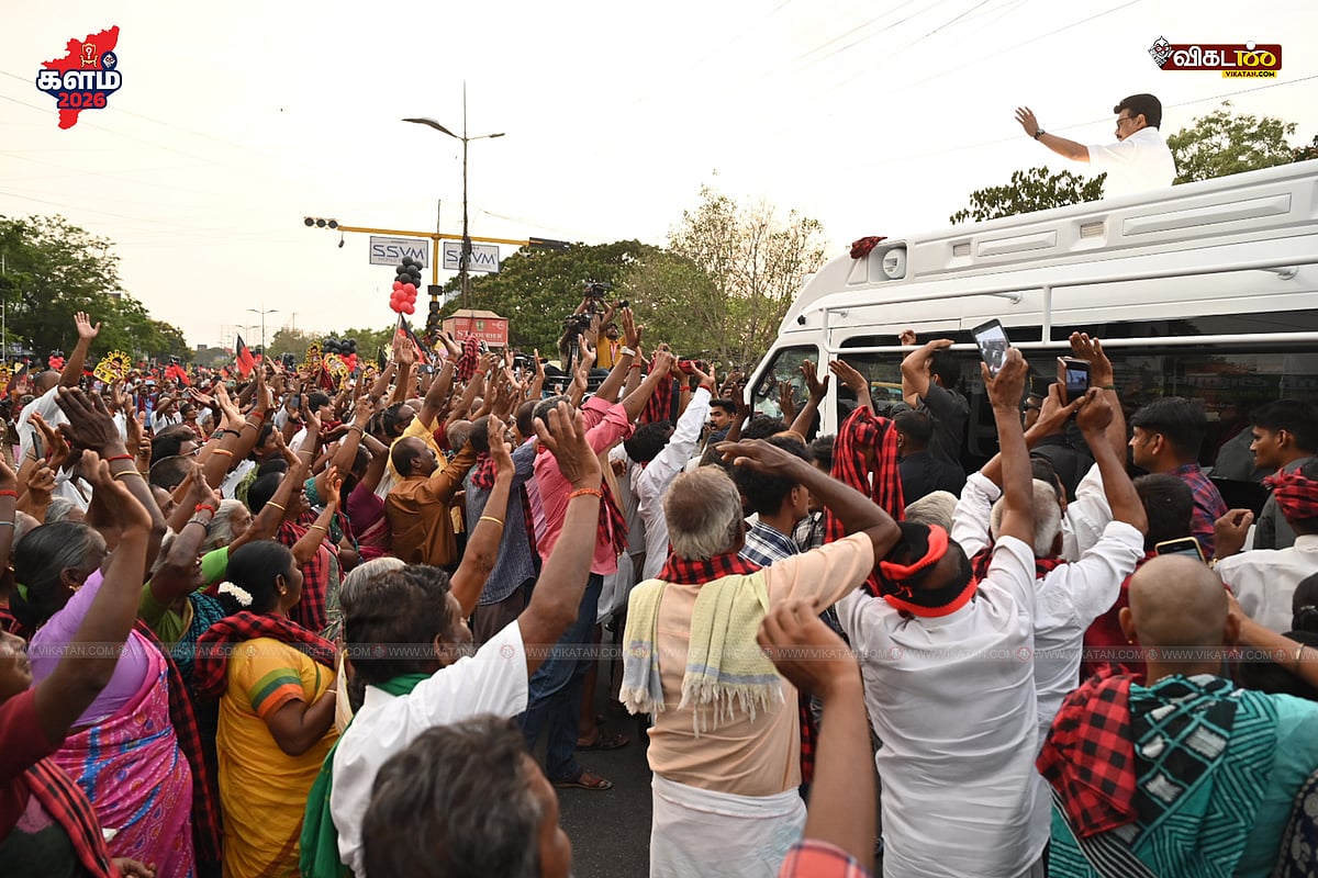`கோவையில் முழு வெற்றி கொடுங்கள் - திமுக தலைவர் மு.க.ஸ்டாலின் பிரசாரம்!