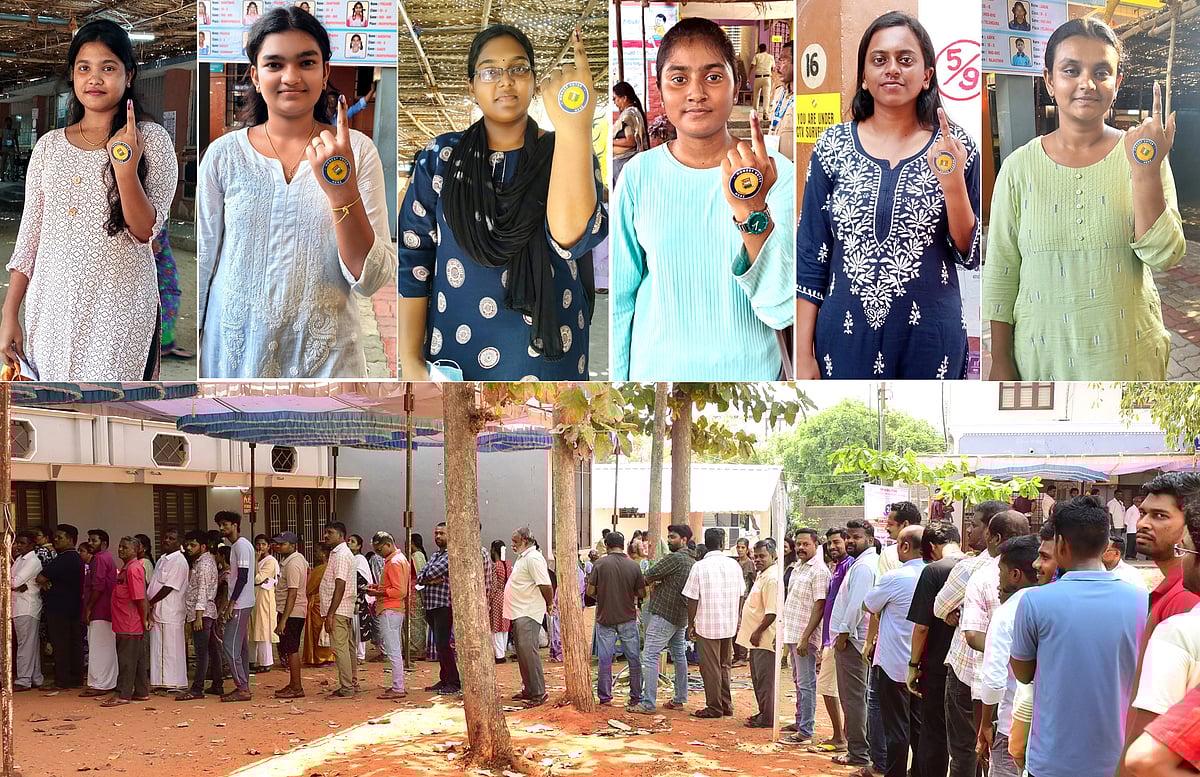 முதல்-தலைமுறை-வாக்காளர்கள்-டு-பைக்கில்-வந்த-முதல்வர்!---புதுச்சேரியில்-விறுவிறு-வாக்குப்பதிவு!