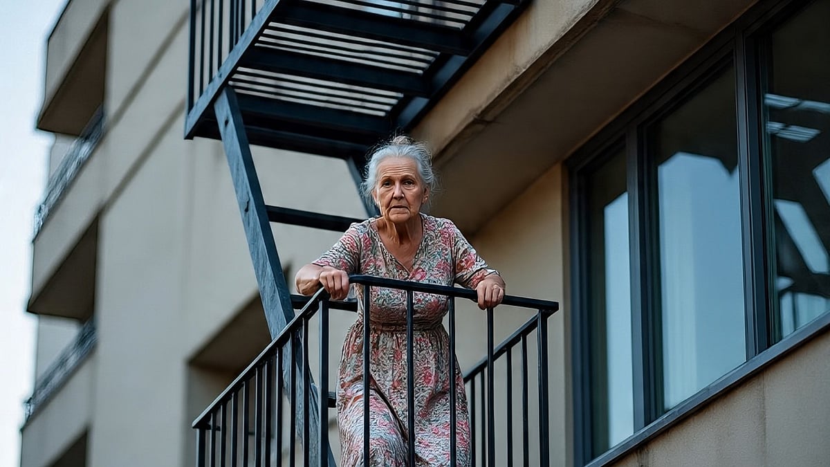 ஸ்பைடர்-மேனுக்கே-சவால்-விடும்-89-வயது-பாட்டி!---27-வது-மாடியிலிருந்து-அசால்ட்டாக-இறங்கி-சாகசம்!