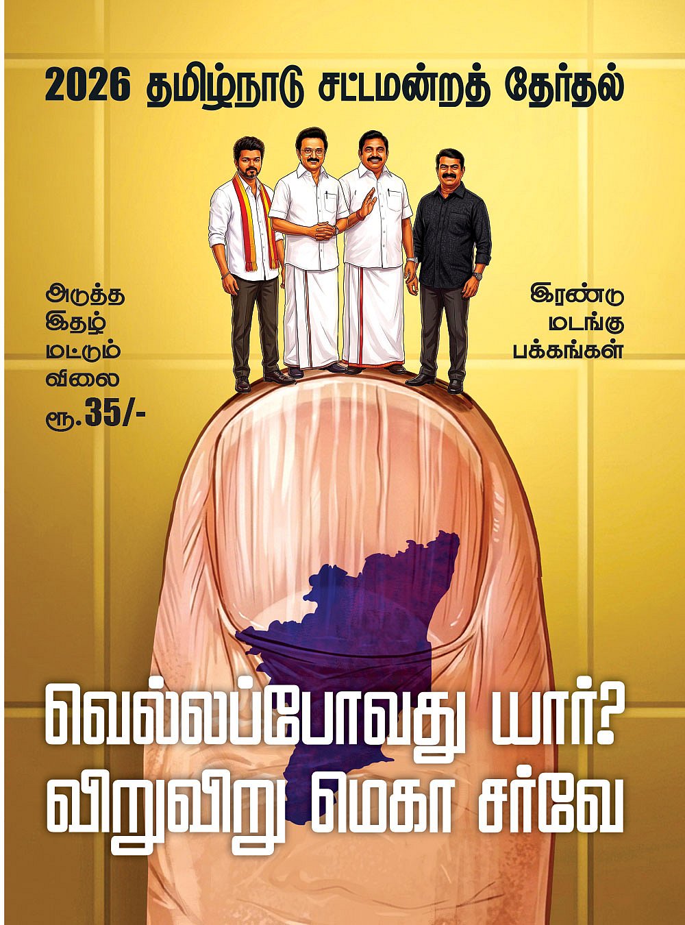 வெல்லப்போவது யார்? - விறுவிறு மெகா சர்வே...