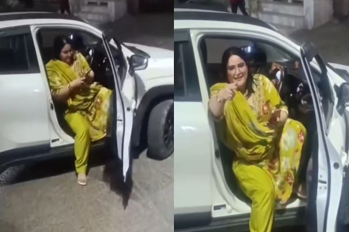 ஹரியானா:-`குடிபோதையில்-ரகளை-காரை-நடுரோட்டில்-நிறுத்தி-வாக்குவாதம்-செய்த-பெண்-செவி