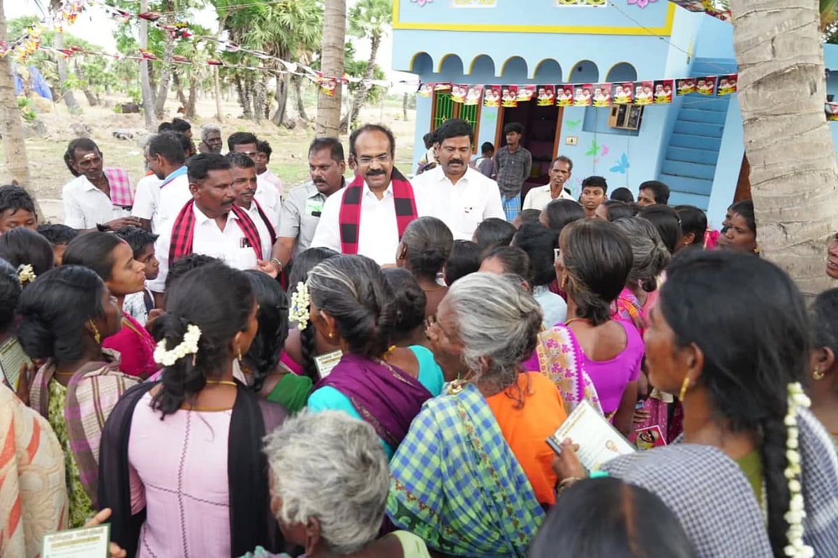 `கலைஞர் கனவு இல்லம் திட்டத்தால் தலைநிமிர்ந்து நிற்பதை பார்க்கும்போது...- தங்கம் தென்னரசு பெருமிதம்!