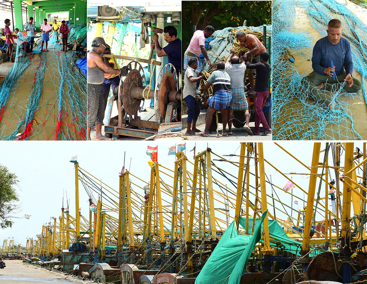புதுச்சேரி: மீன்பிடி தடைக்காலம் அமல்படுத்தப்பட்டது | Photo Album