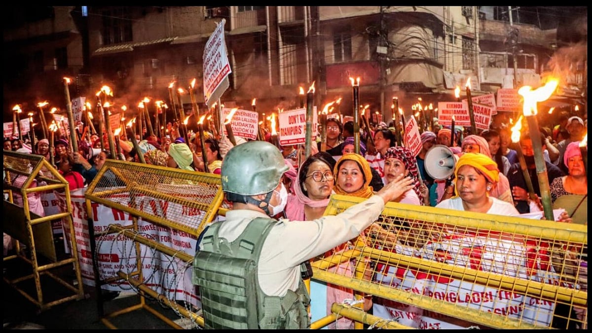 மணிப்பூர் போராட்டம்