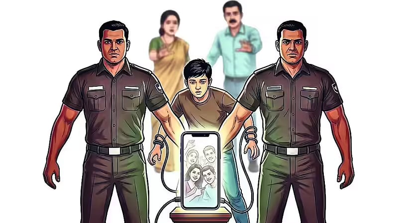 மொபைல் போனுக்கு அடிமையான பிள்ளைகள்