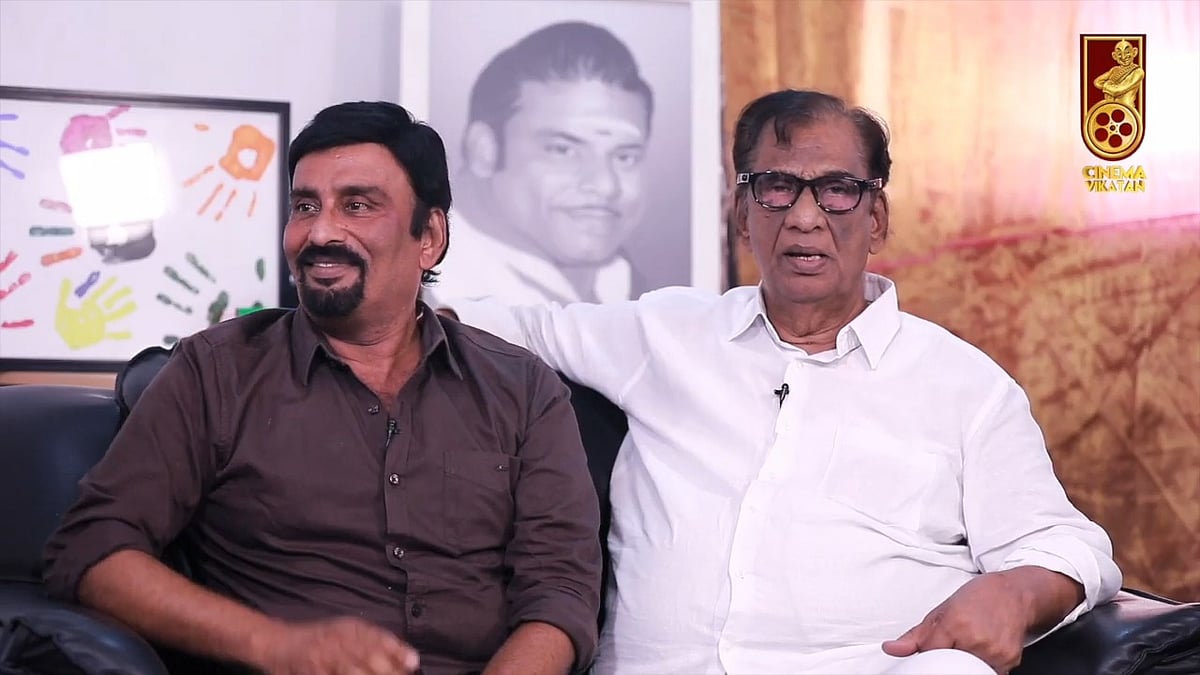 K Rajan with his son KR Prabhu