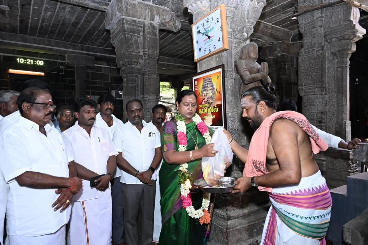 விருதகிரீஸ்வரர் ஆலயத்தில் பிரேமலதா விஜயகாந்த்