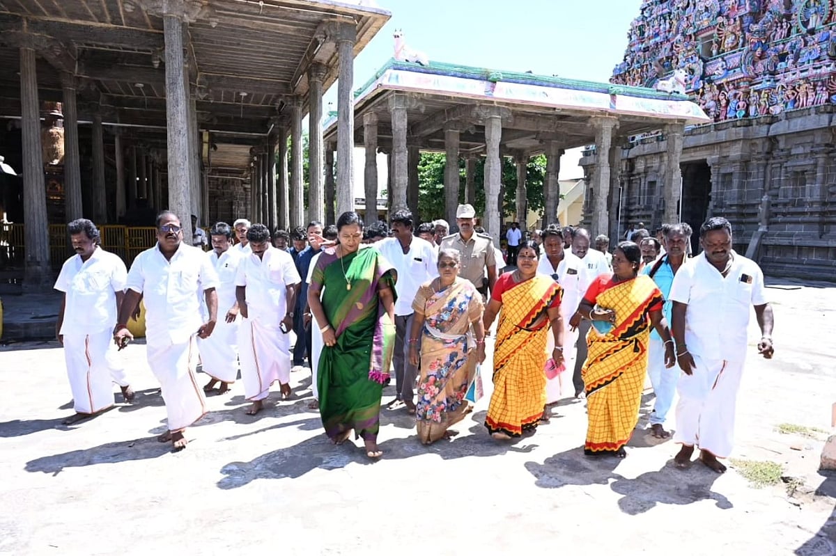 விருதகிரீஸ்வரர் ஆலயத்தில் பிரேமலதா விஜயகாந்த்