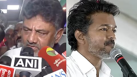 முதல்வர் விஜய் - கர்நாடக துணை முதல்வர் டி.கே.சிவகுமார்