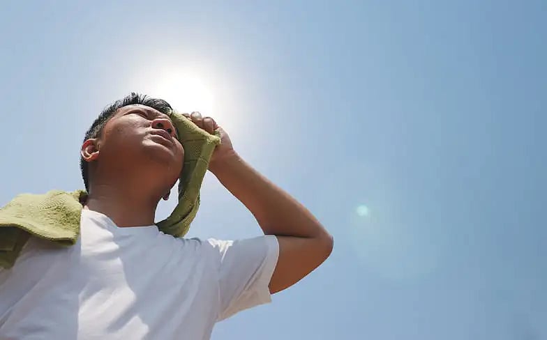 Heat stroke| Representation images
