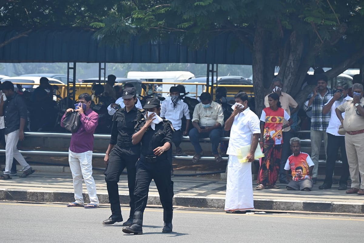 தலைமைச் செயலகம் - புகைமூட்டம்