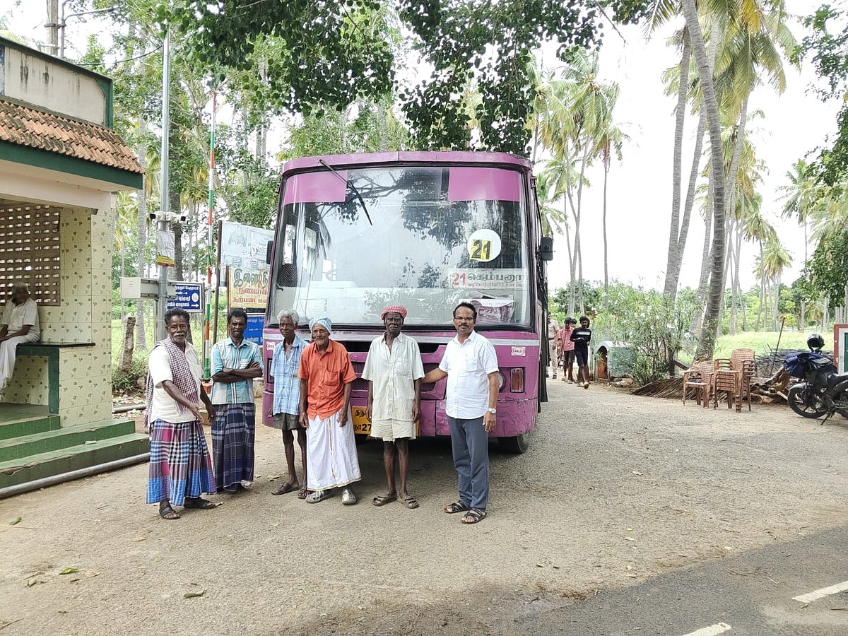 அண்ணா நகருக்கு இயக்கப்பட்ட பேருந்து