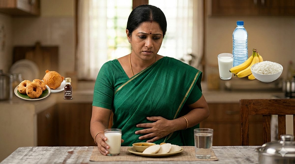Doctor Vikatan: பால் குடித்தால் அல்சர் பாதிப்பு சரியாகுமா, காரமான உணவுகளைத் தவிர்க்க வேண்டுமா?