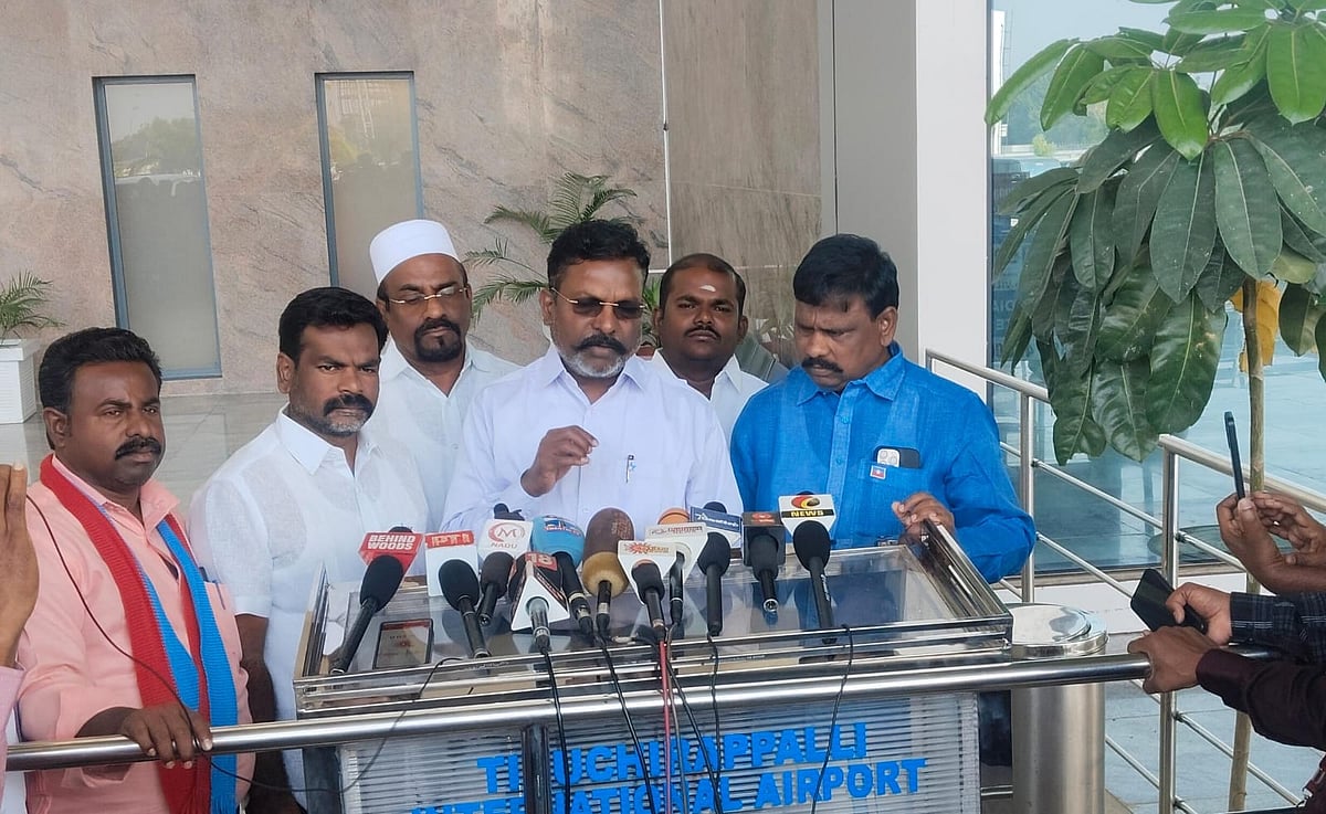 காந்தி படத்தை நோட்டில் அச்சிட்டால் போதாது; அவரின் கொள்கைகளை நடைமுறைப்படுத்த வேண்டும் - திருமாவளவன்