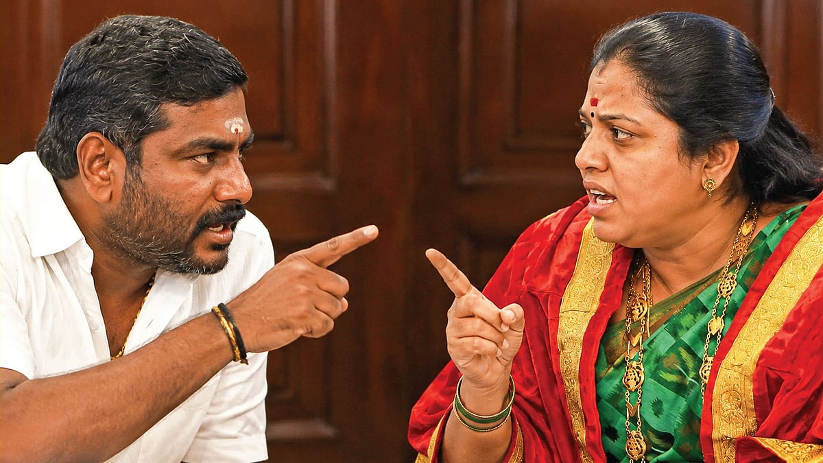 `கமிஷன் மோதலால் கட்சிக்கு அவப்பெயர்’ - அறிவாலயத்தில் `மன்னிப்பு’ கேட்ட வேலூர் மேயர், துணை மேயர்!