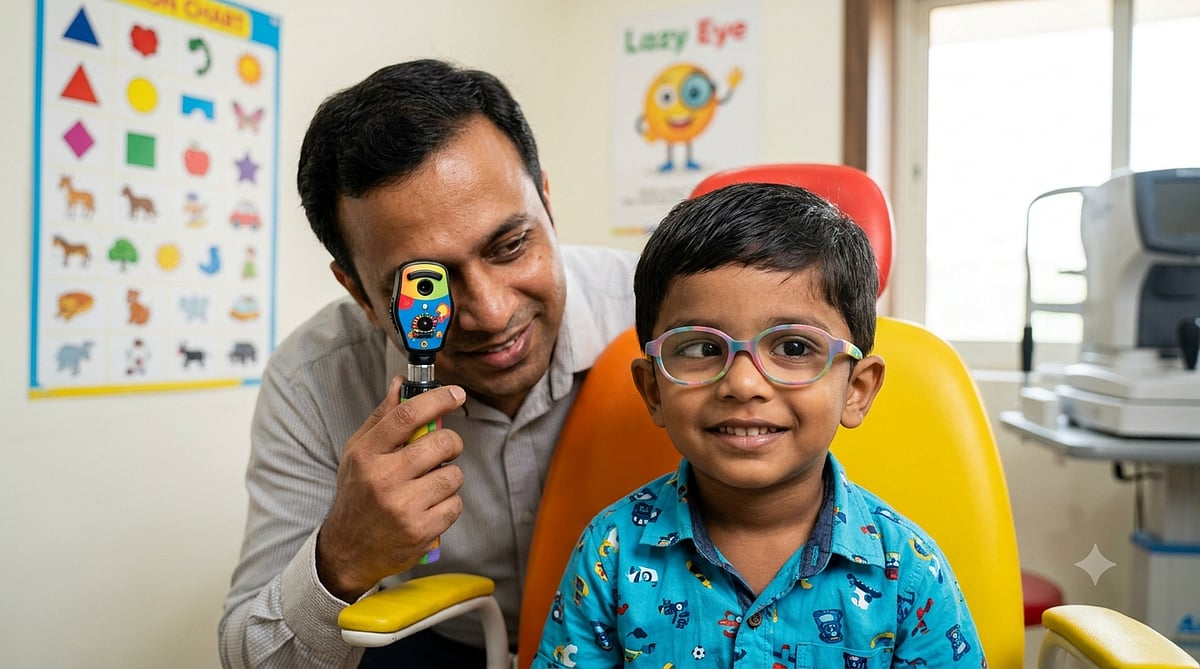 Doctor Vikatan: 3 வயதுக் குழந்தைக்கு மாறுகண்... தானாக சரியாகுமா, சிகிச்சை தேவையா?