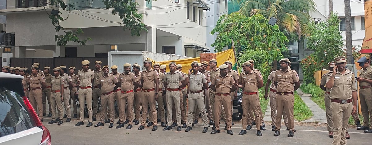 காவல்துறையினரின் ஒரு பகுதி