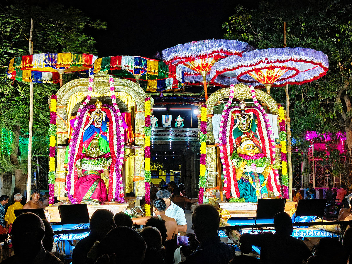 திருநெல்வேலி: பாளை ஸ்ரீ இராஜகோபால சுவாமி திருக்கோயில் வருஷாபிஷேகம் இரட்டை கருட சேவை விழா.!