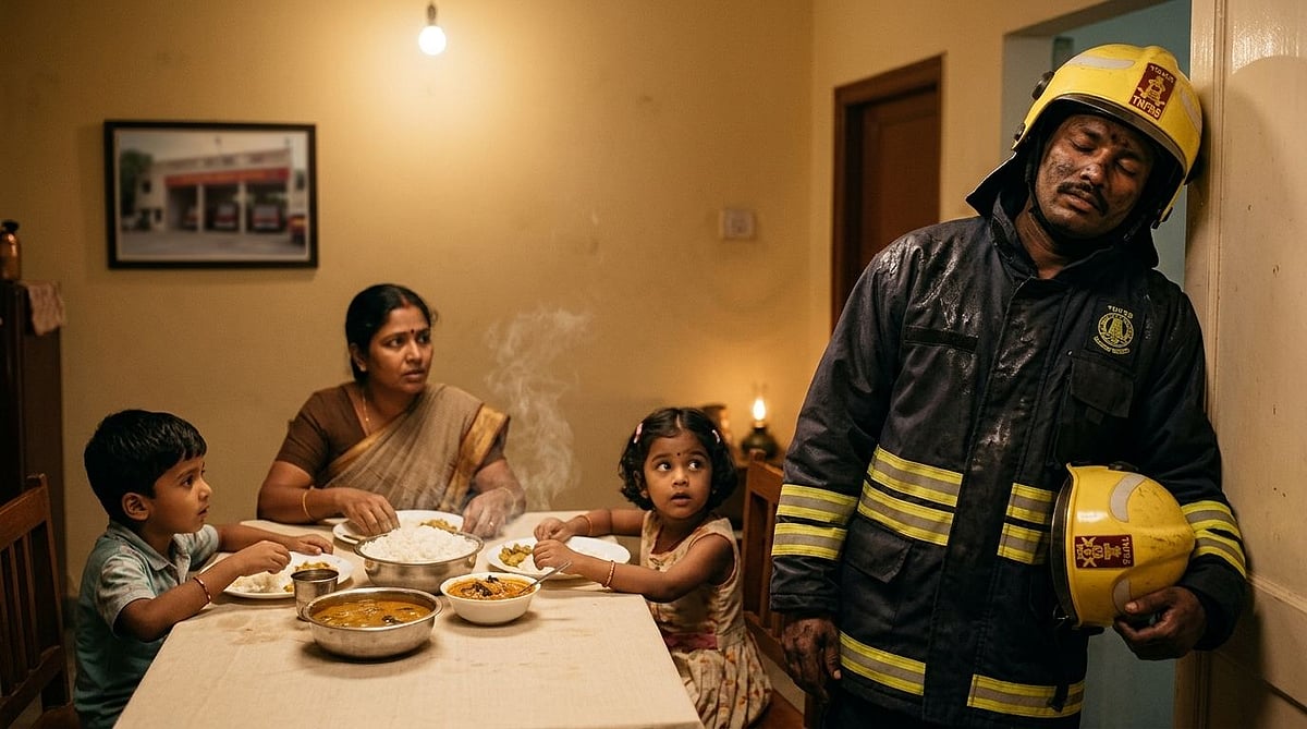 15 மணி நேர ஷிஃப்ட்; நோ லீவ்; கைக்கு வராத படி காசு! - குமுறும் தீயணைப்பு காவலர்கள்!