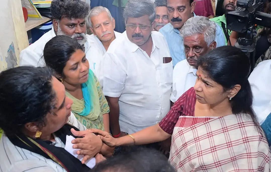 சபரி வர்மன் லாக்கப் கொலை: சிலரைக் காப்பாற்றுவதற்காக கைதிகள் மீது வழக்கு - கனிமொழி குற்றச்சாட்டு