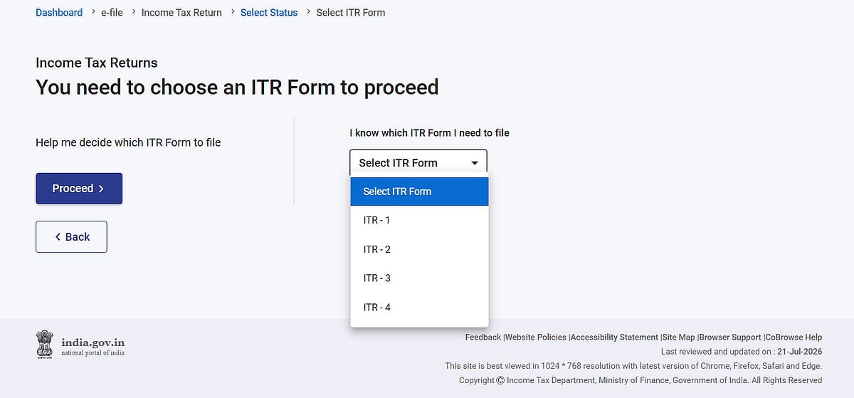ITR Filing - வழிகாட்டி