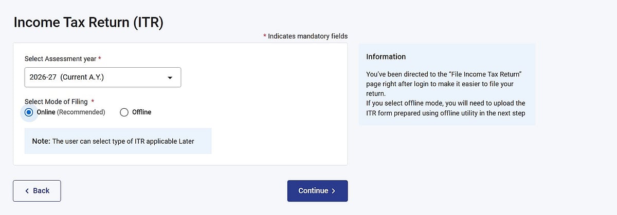 ITR Filing - வழிகாட்டி