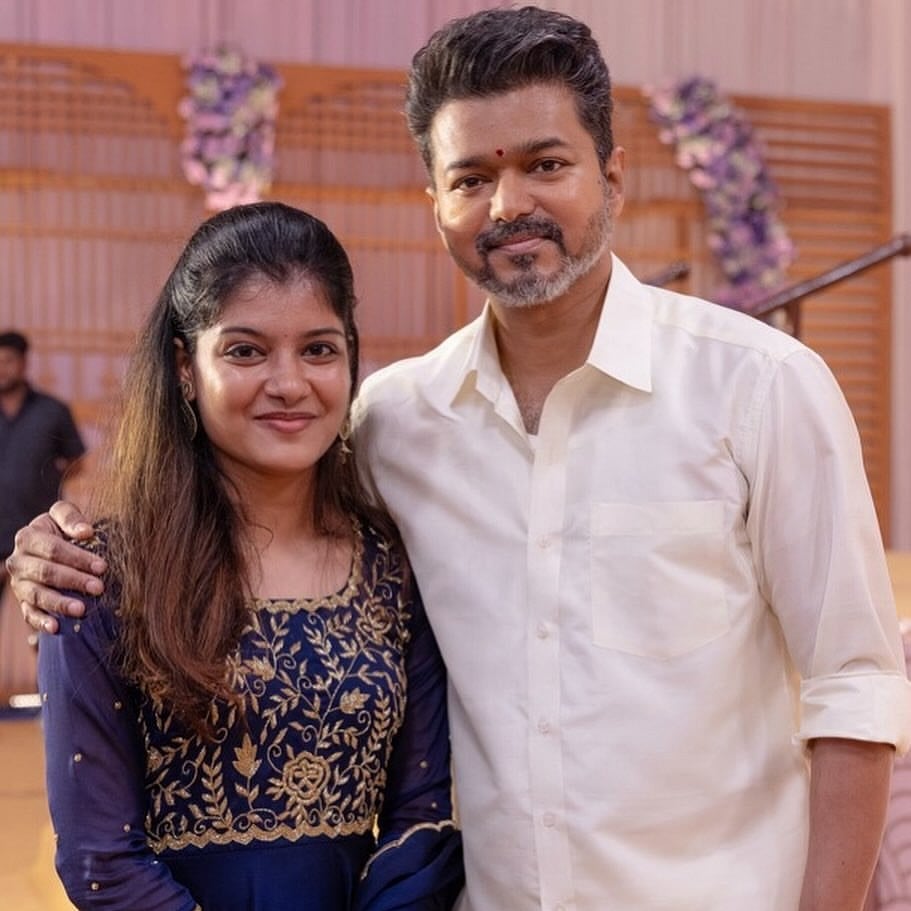 Monisha Blessy With Vijay