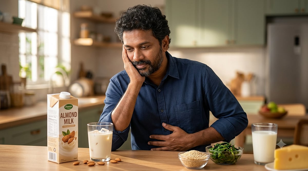 Doctor Vikatan: பால் மற்றும் பால் பொருள்களில் லாக்டோஸ் அலர்ஜி... அறிகுறிகளை உணர முடியுமா?