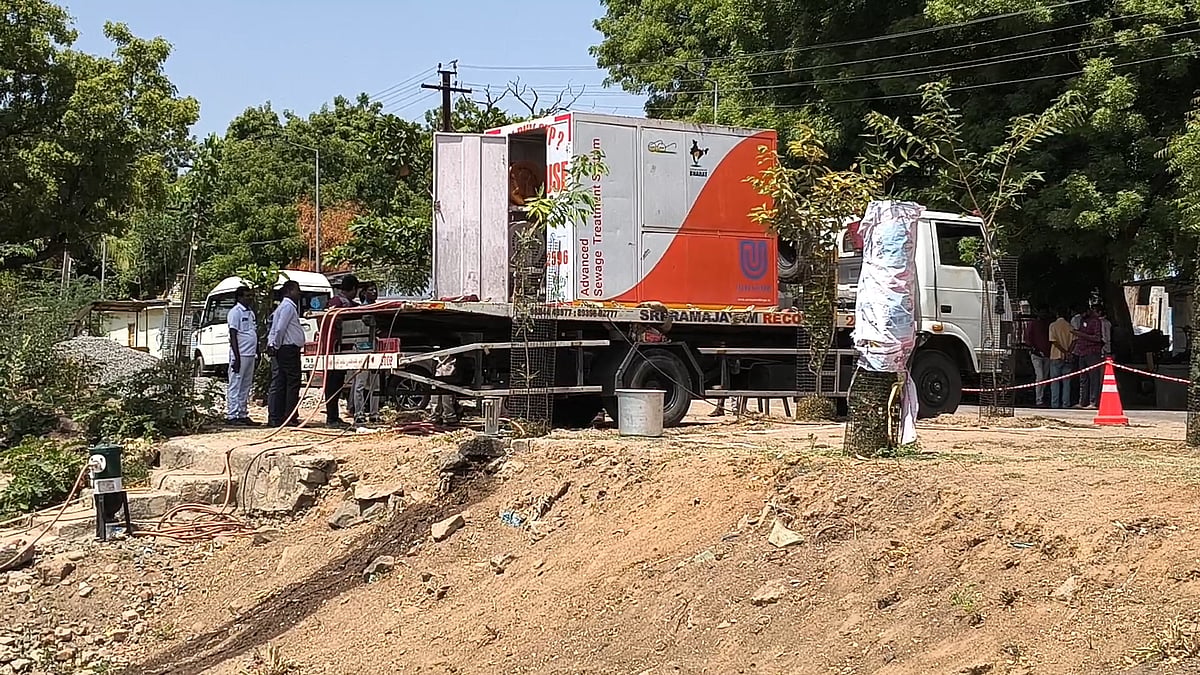 திருநெல்வேலி:தாமிரபரணி ஆற்றில் கலக்கும் கழிவுநீரை சுத்தப்படுத்த களமிறக்கப்பட்ட நவீன டெமோ கருவி.!