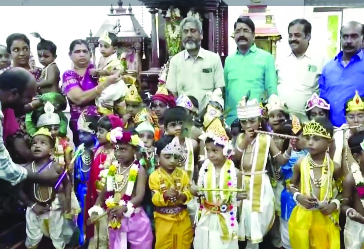 மதுரை: கிருஷ்ண ஜெயந்தியை முன்னிட்டு நடைபெற்ற மாறுவேடப் போட்டி!