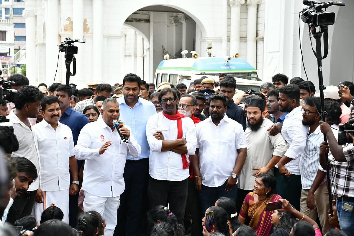 தூய்மைப் பணியாளர்கள் போராட்டம்