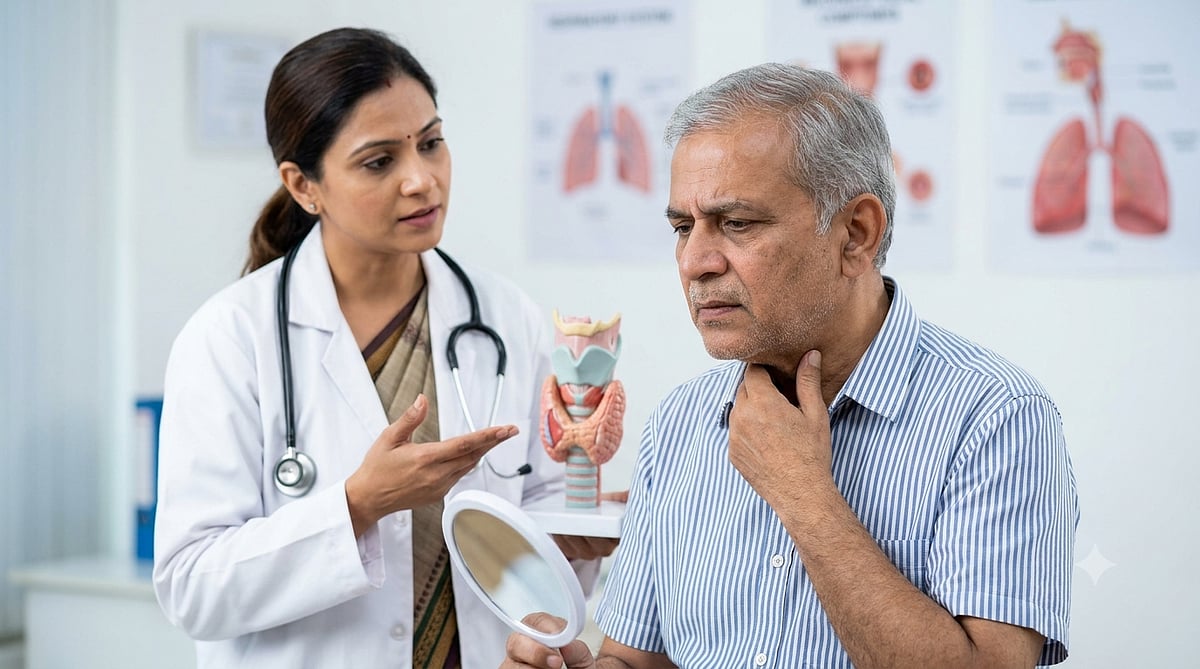 Doctor Vikatan: திடீரென குரல் மாறுதா... இந்த அறிகுறிகள் இருந்தால் புற்றுநோயாக  இருக்குமா? 