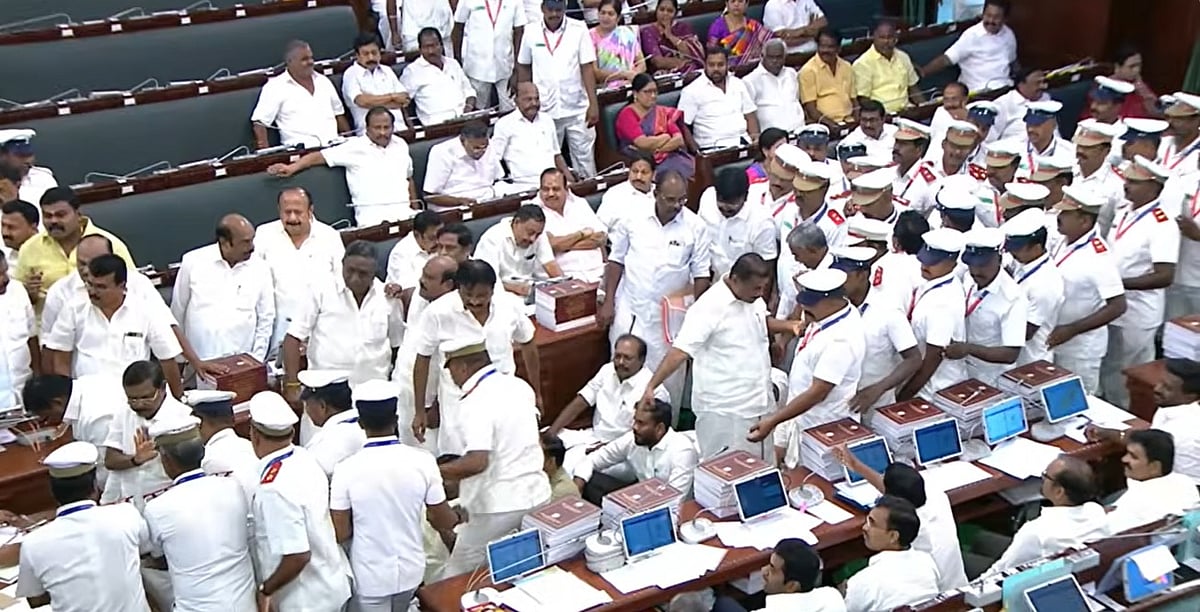 TN Assembly: பெண்களை தவறாக பேசியதால்தான் ஸ்டாலின் கைது செய்யப்பட்டார்; மிசாவில் இல்லை!- அமைச்சர் சி.டி.ஆர் ஆவேசம்| LIVE 