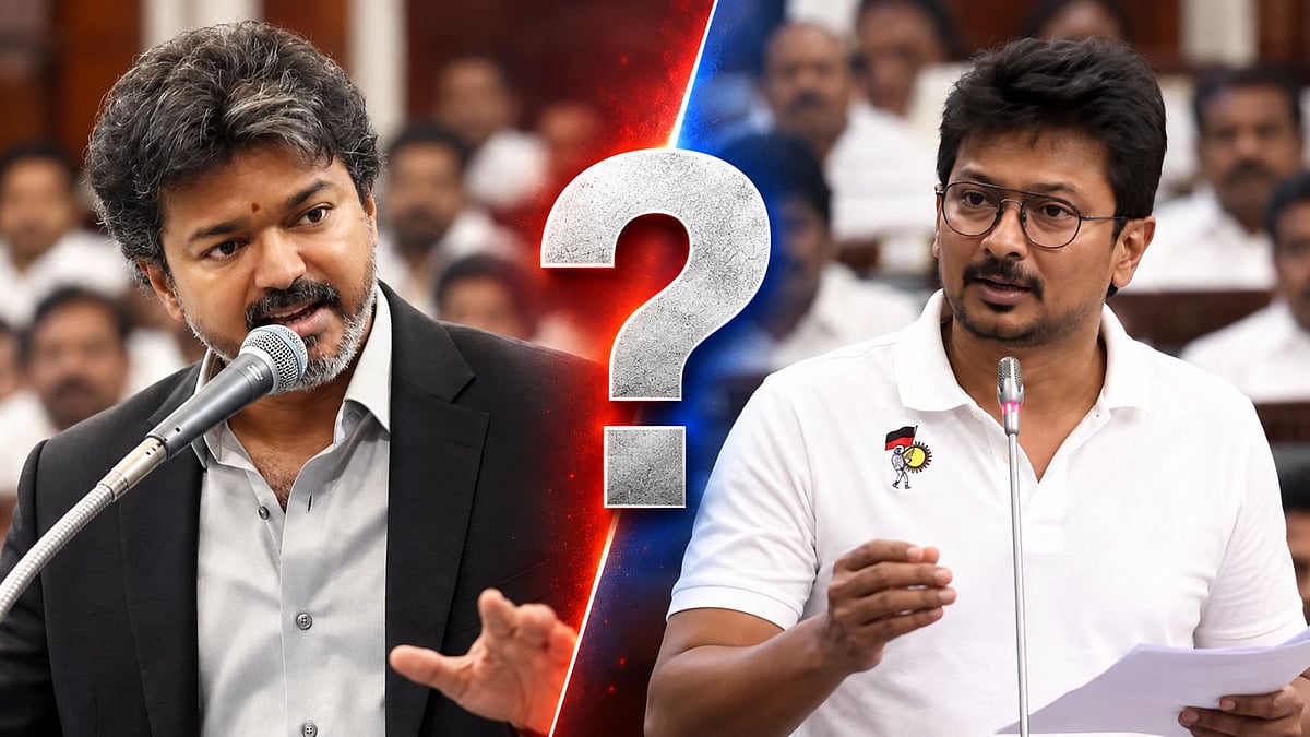 முதல்வர் விஜய் vs எதிர்க்கட்சித் தலைவர் உதயநிதி : `ஹீரோ - வில்லன் ஆட்டம் ஆடும் இடமா சட்டமன்றம்?