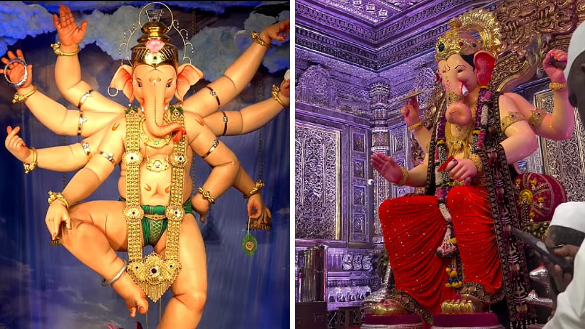 மும்பையில் பலத்த மழைக்கு இடையே தொடங்கிய விநாயகர் சதுர்த்தி விழா; பாதுகாப்பில் 16,000 போலீஸார்