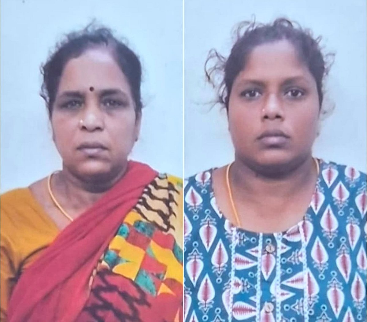 கைது செய்யப்பட்ட தாய், மகள்
