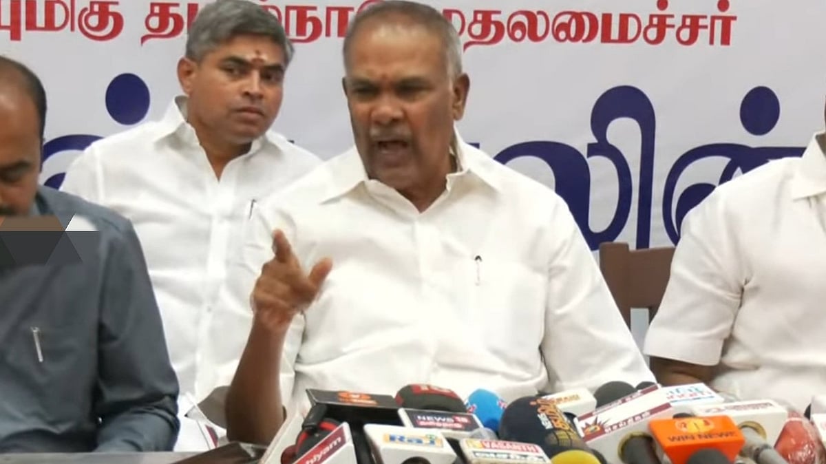 வீரமணி போக்சோ வழக்கு: ``விசாரணையை நீர்த்துப் போக போலீஸுக்கு சிக்னல் கொடுத்தது ஏன்? - அப்பாவு கேள்வி