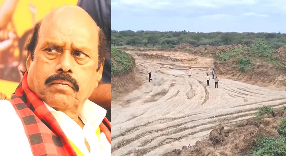 `மகனுடன் சேர்ந்து ஏரி மண் திருட்டு - திமுக முன்னாள் அமைச்சர் எ.வ.வேலு மீது வழக்குப்பதிவு!
